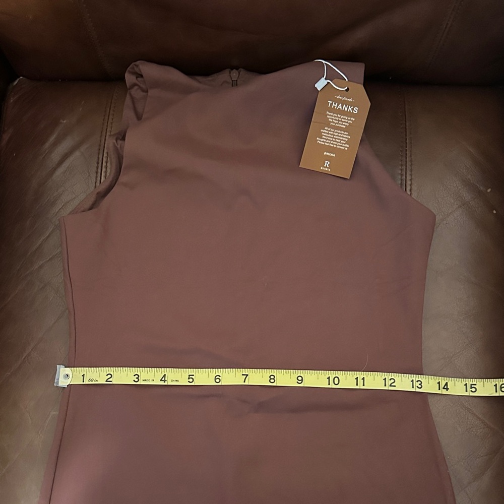 ReoRia | NWT Coffee Sleeveless Jumpsuit - Women’s Medium - Picture 9 of 13